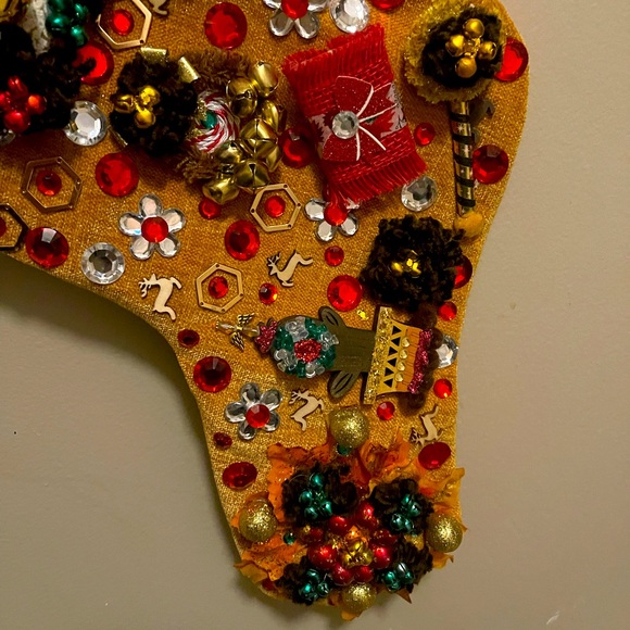 KEEPSAKE (Handcrafted) Luxury One-Of-A-Kind Christmas Stocking (Snowbear) - Picture 2 of 5